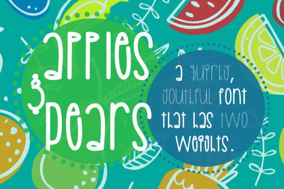 Apples and Pears Font Review