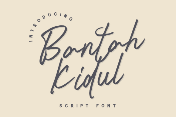 Bantah Kidul Font for Editorial Design