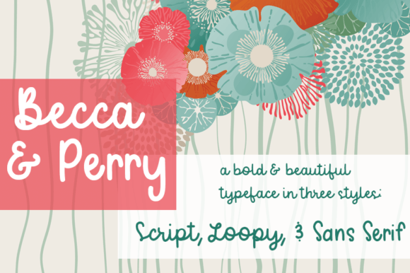 Becca and Perry Font for Editorial Design