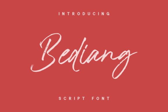 Bediang: A Quirky Handwritten Font