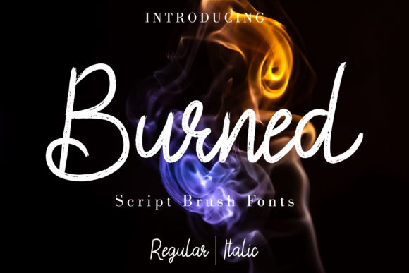 Burned Font: Bold Script for Web Design