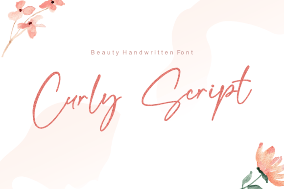 Curly Script Font for Web Design