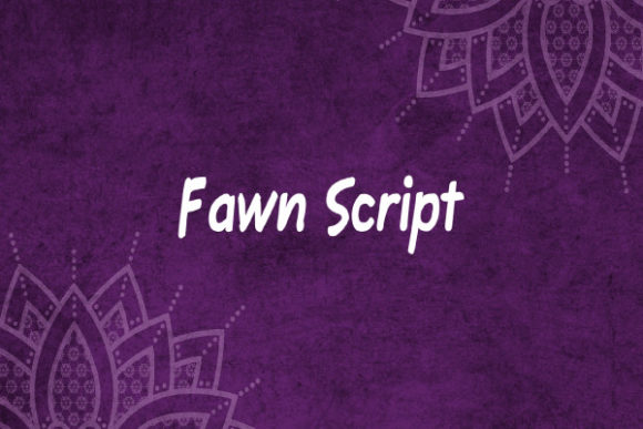 Fawn Script: A Handwritten Font for Editorial Design