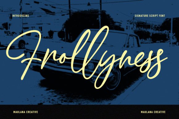 Frollyness Font Review
