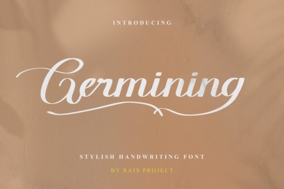 Germining: A Delicate Script Font