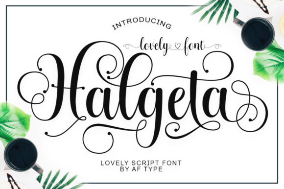 Halgeta Lovely Script: A Romantic Typeface for Branding