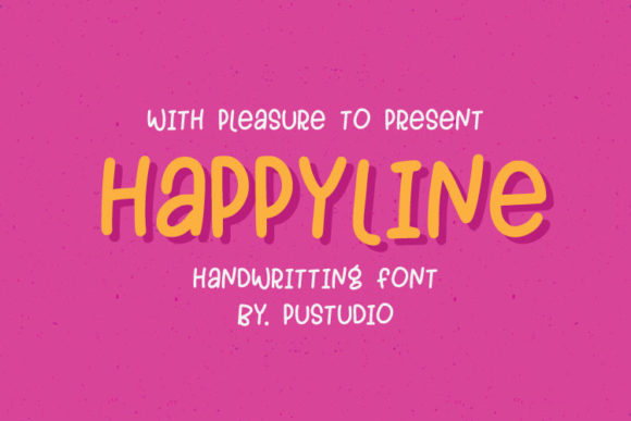 Happyline Font for Web Design