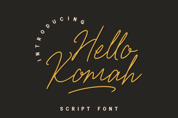 Hello Komah: A Font for Business Beauty