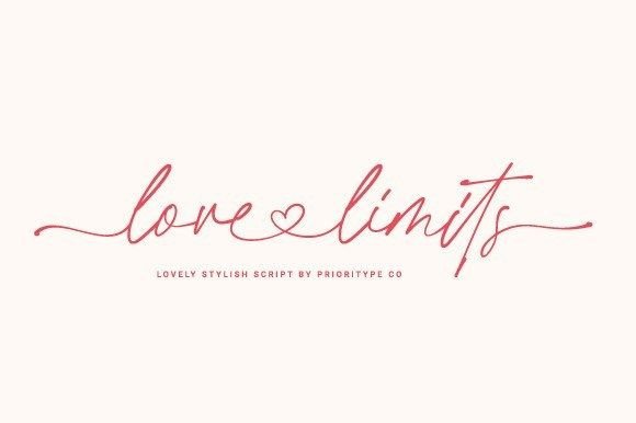 Love Limits Font for Web Design