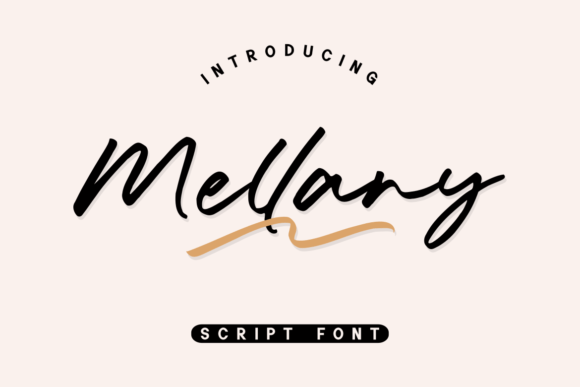 Mellany: A Handwritten Font for Elegant Design
