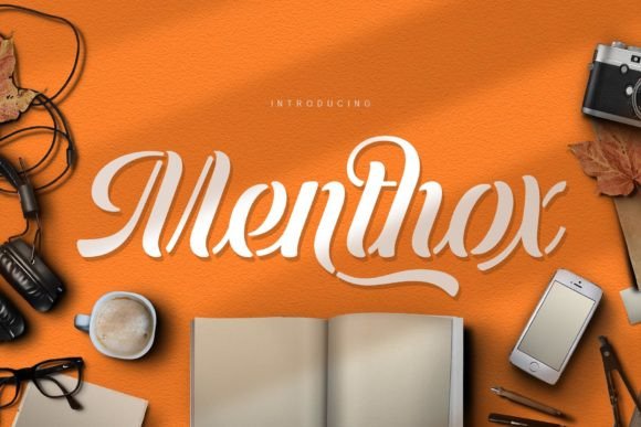 Menthox: A Bold Script Font for Creative Campaigns