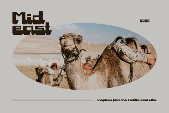 Mideast: A Bold Script Font