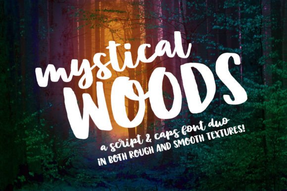 Mystical Woods: A Script Font for Creative Expression