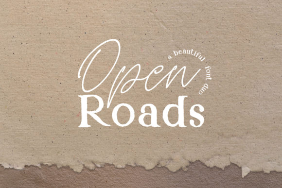 Open Roads Duo: A Vintage Font for Creative Projects