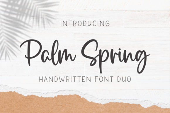 Palm Spring: A Chic Font for Creative Projects