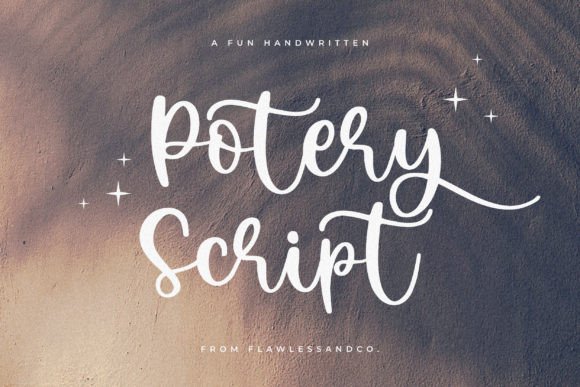 Potery Script: A Cute Font for Creative Marketing