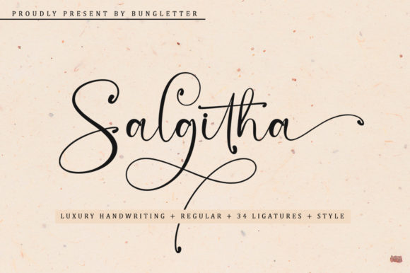 Salgitha: A Modern Script Font for Impactful Design