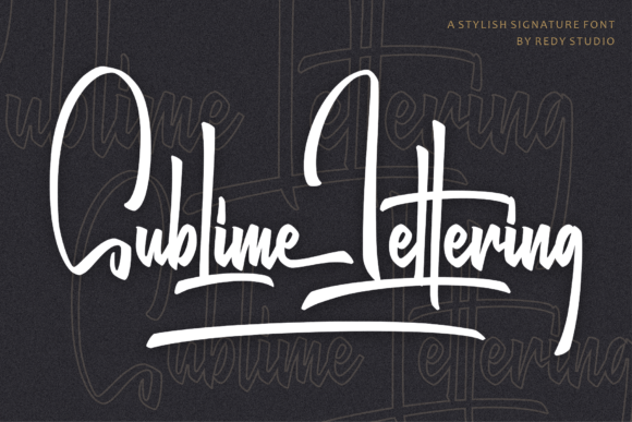 Sublime Lettering: A Fancy Font for Business